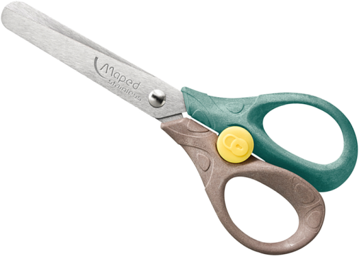 Ножица Maped Security Smiling Planet, 13 см.