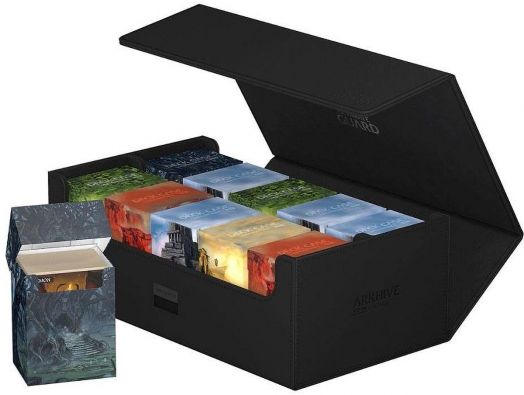 Кутия за карти Ultimate Guard ARKHIVE XENOSKIN - черна