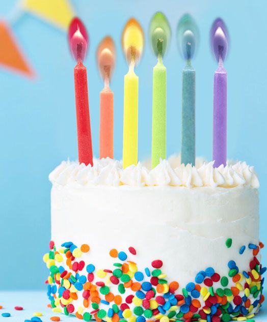 Комплект Legami - Свещички, шарен пламък, 12 броя