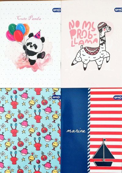 Тетрадка Spree Basic А5, 24 листа - големи квадрачета