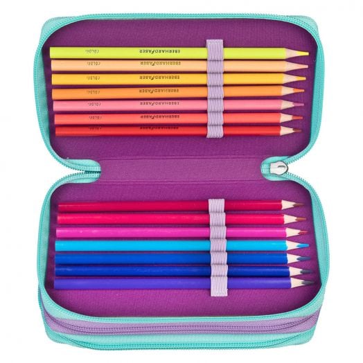 Пълен ученически несесер Undercover Frozen с три отделения, модел 2024