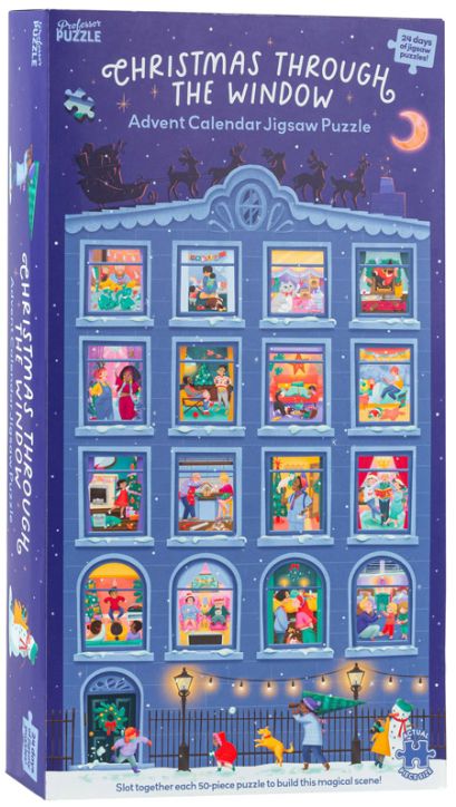 Адвент календар Professor Puzzle - Коледа през прозореца