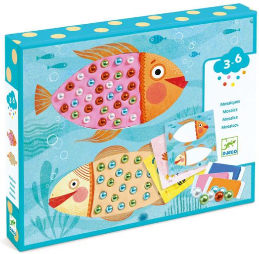 Мозайка-колаж с мъниста Djeco - Животни