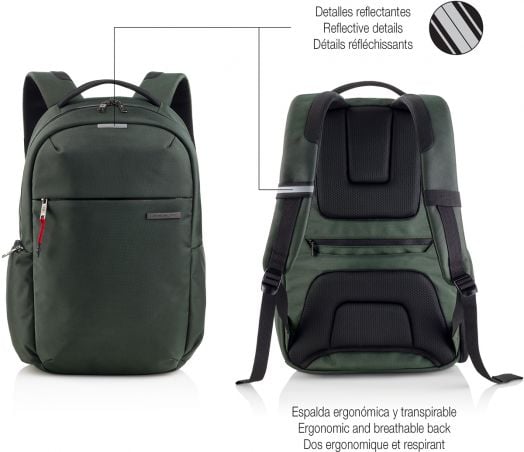 Раница за лаптоп Miquelrius Bag To Work Green, 46 х 38 х 13 см.