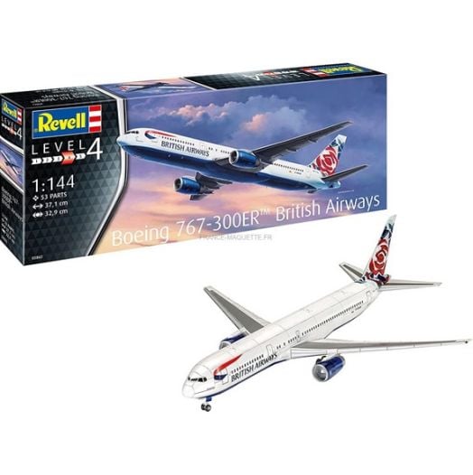 Сглобяем модел Revell, Боинг 767 - 300 Британски авиолинии