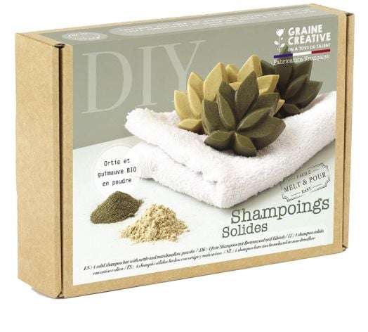 Комплект за правене на твърди шампоани Graine Creative