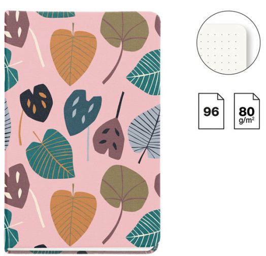 Джобен тефтер Miquelrius Autumn Leaves Pink