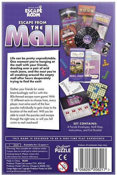 Игра Professor Puzzle: Escape from the Mall