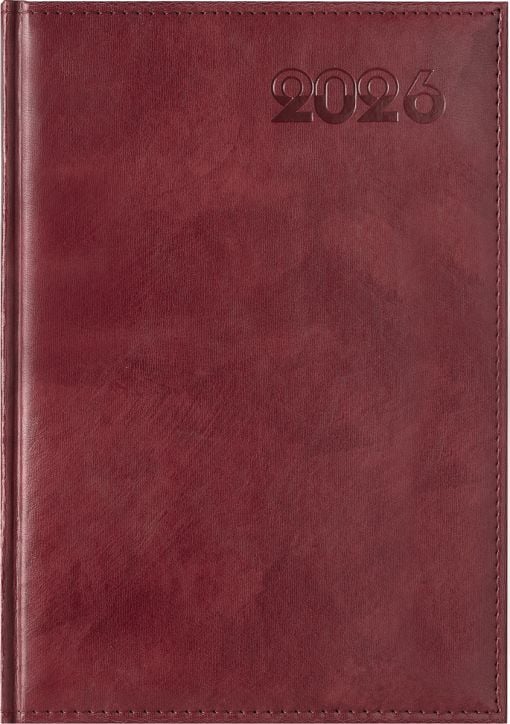 Червен тефтер-органайзер Дипломат 2026