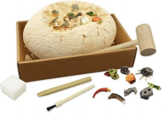 Детска играчка Buki - Мега яйце, Динозаври