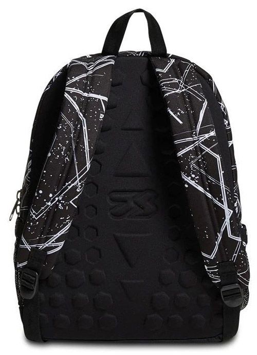 Ученическа раница Seven Freethink Black 2022 с две отделения и USB порт