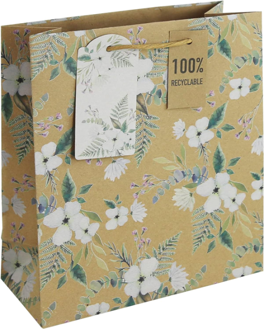 Подаръчна торбичка Eurowrap - Сватбени цветя, малка