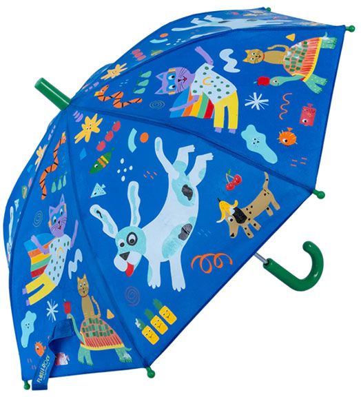 Детски магически чадър Floss & Rock, Colour Changing Umbrella, Pets - Домашни любимци