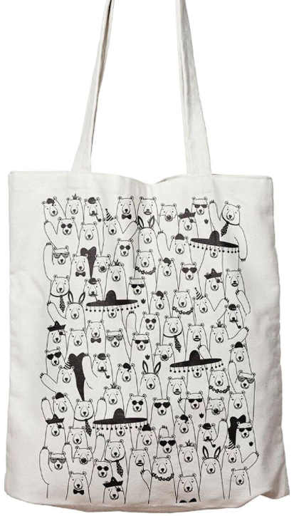 Чанта за пазаруване Simetro Books - Мечки