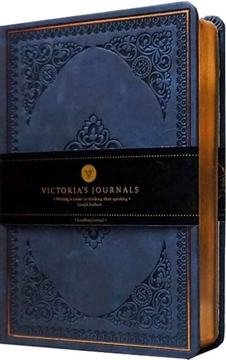 Тефтер Victoria's Journals Old Book В6, тъмносин