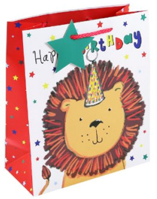 Детска подаръчна торбичка Eurowrap - Лъв, малка