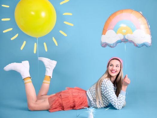 Фолиев балон PartyDeco - Дъга