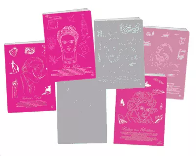 Тетрадка Elisa A4 Artists със 60 листа - широки редове