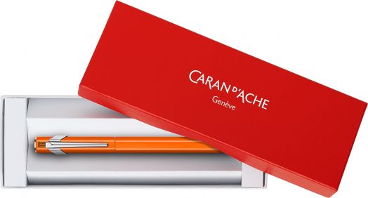 Писалка Caran d'Ache 849 Metal Fluo Orange