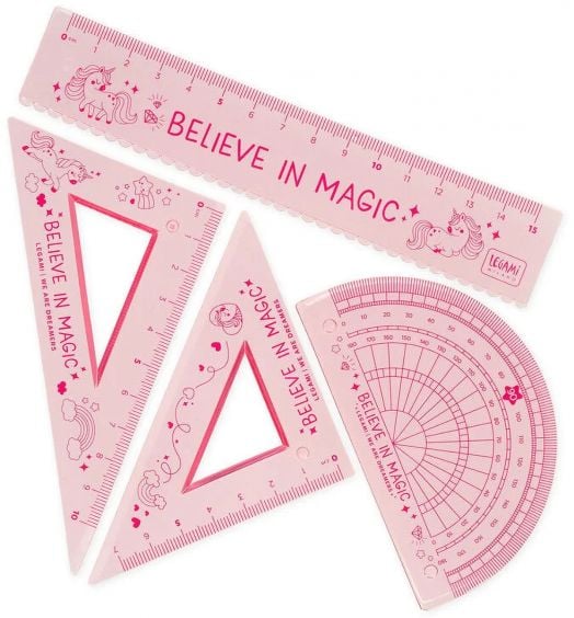 Комплект за чертане Legami - Unicorn