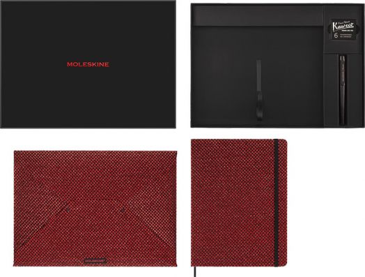 Комплект Moleskine Shine Collector's Box Metallic Red