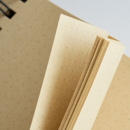 Скицник Drasca Dot Grid Kraft Paper, А4, 60 листа