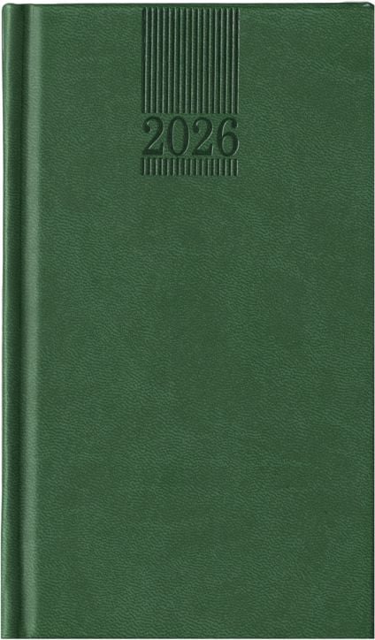 Зелен джобен тефтер-органайзер Поло 2026