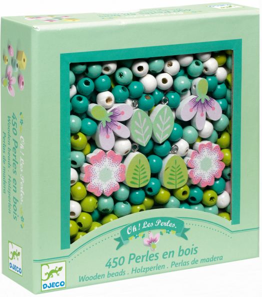 Творчески комплект Djeco: Създай бижута с цветя