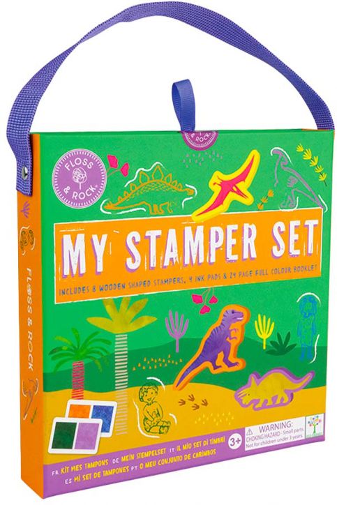 Творчески комплект с печати Floss & Rock - Dino