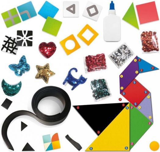 Творчески комплект Headu Montessori - Магнитни творения