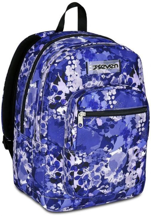 Ученическа раница Seven Freethink Violet с две отделения и USB порт
