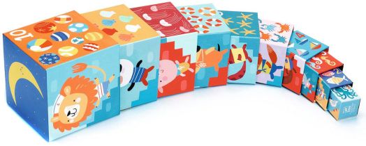 Детски кубчета за игра Djeco: Плаж