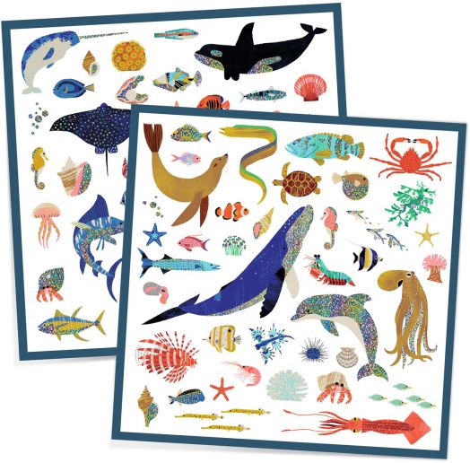 Стикери Djeco - Океан, 160 бр.