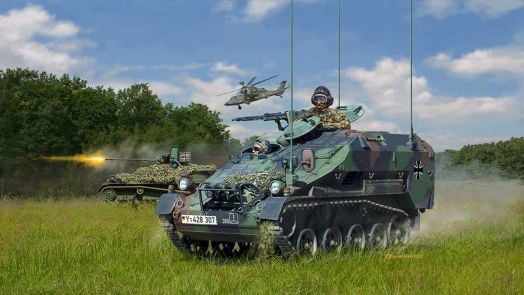 Сглобяем модел Revell - Танк Wiesel 2 LeFlaSyS BF/UF