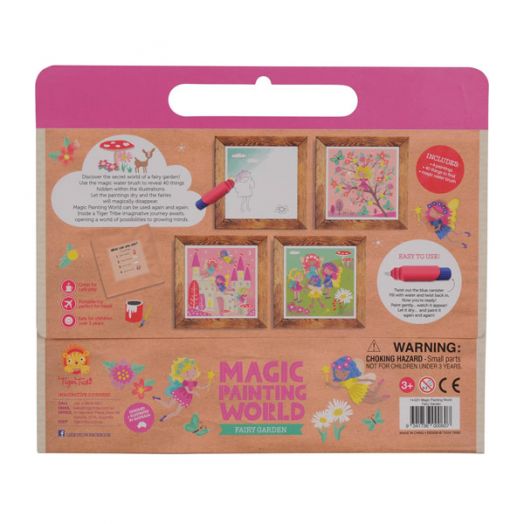 Комплект за рисуване с вода Tiger Tribe - Градината на феите