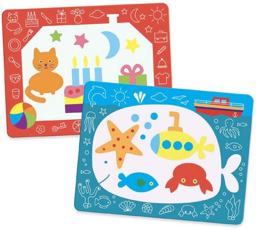 Творчески комплект Djeco - Картини с вода, На път