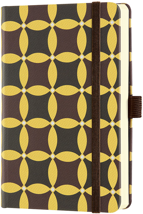 Бележник Castelli Oro Corianders, бели листове, 9 х 14 см.