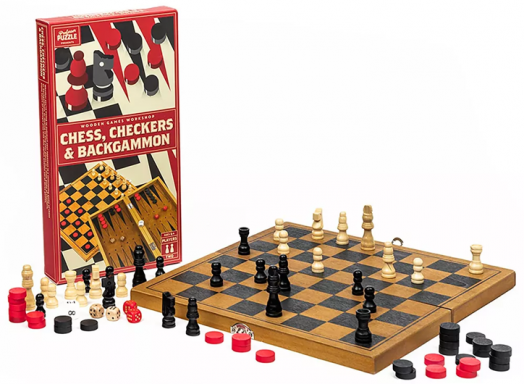 Комплект игра Professor Puzzle - Шах, дама и табла