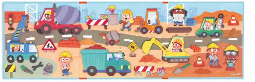 Магнитни истории Janod - Строителна площадка