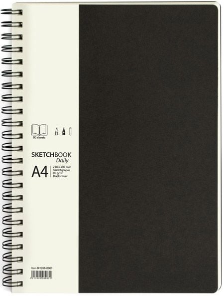 Скицник Drasca Daily A4 80 листа, портрет