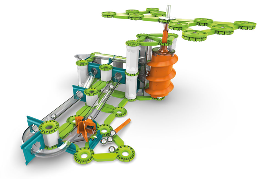 Магнитен конструктор Geomag Mechanics - Гравитационна асансьорна верига, 207 части