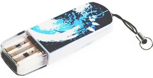 USB флаш памет Verbatim Mini Graffiti Blue 2.0, 32 GB