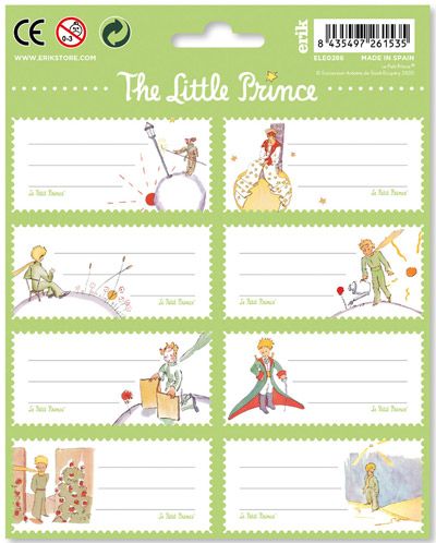 Ученически етикети The Little Prince, 16 бр.