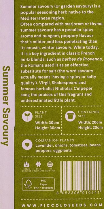 Семена за френски сушени билки Piccolo, 3 вида