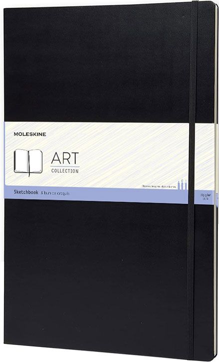 Тефтер Moleskine Art Sketchbook Black A3 с твърди корици