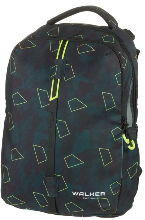 Ученическа раница Schneiders Walker Elite 2.0 - Green Polygon