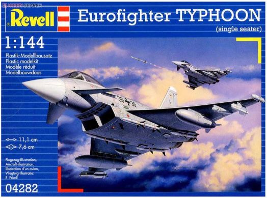 Сглобяем модел Revell - Изтребител Eurofighter Typhoon (single seat)