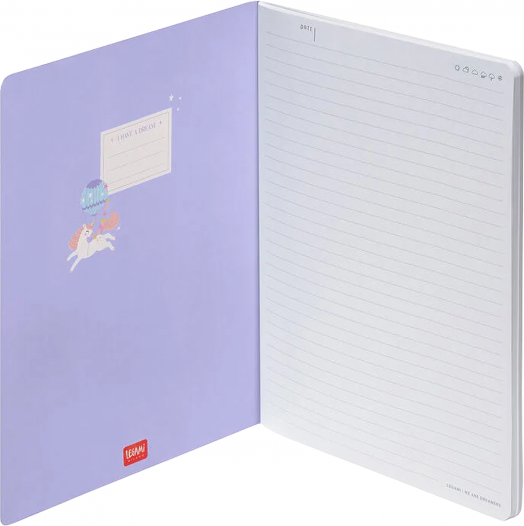 Тетрадка Legami - Еднорози, B5