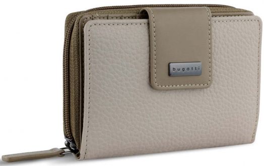 Дамски портфейл Bugatti Sina, бежов