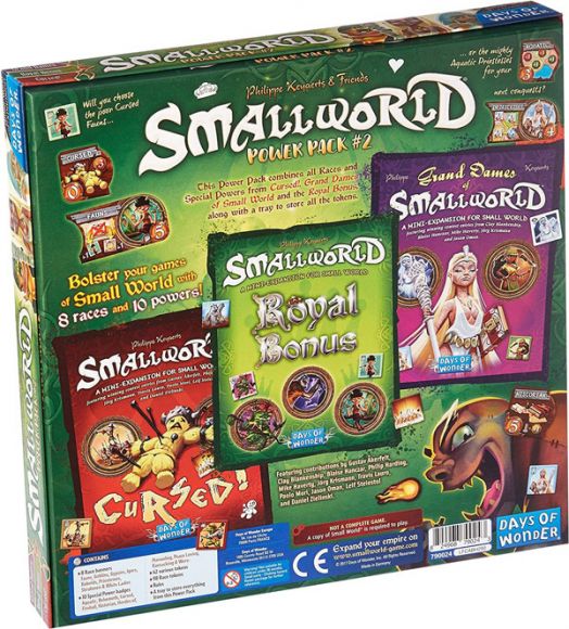 Разширения за настолна игра Small World Race Collection: Cursed, Grand Dames & Royal Bonus